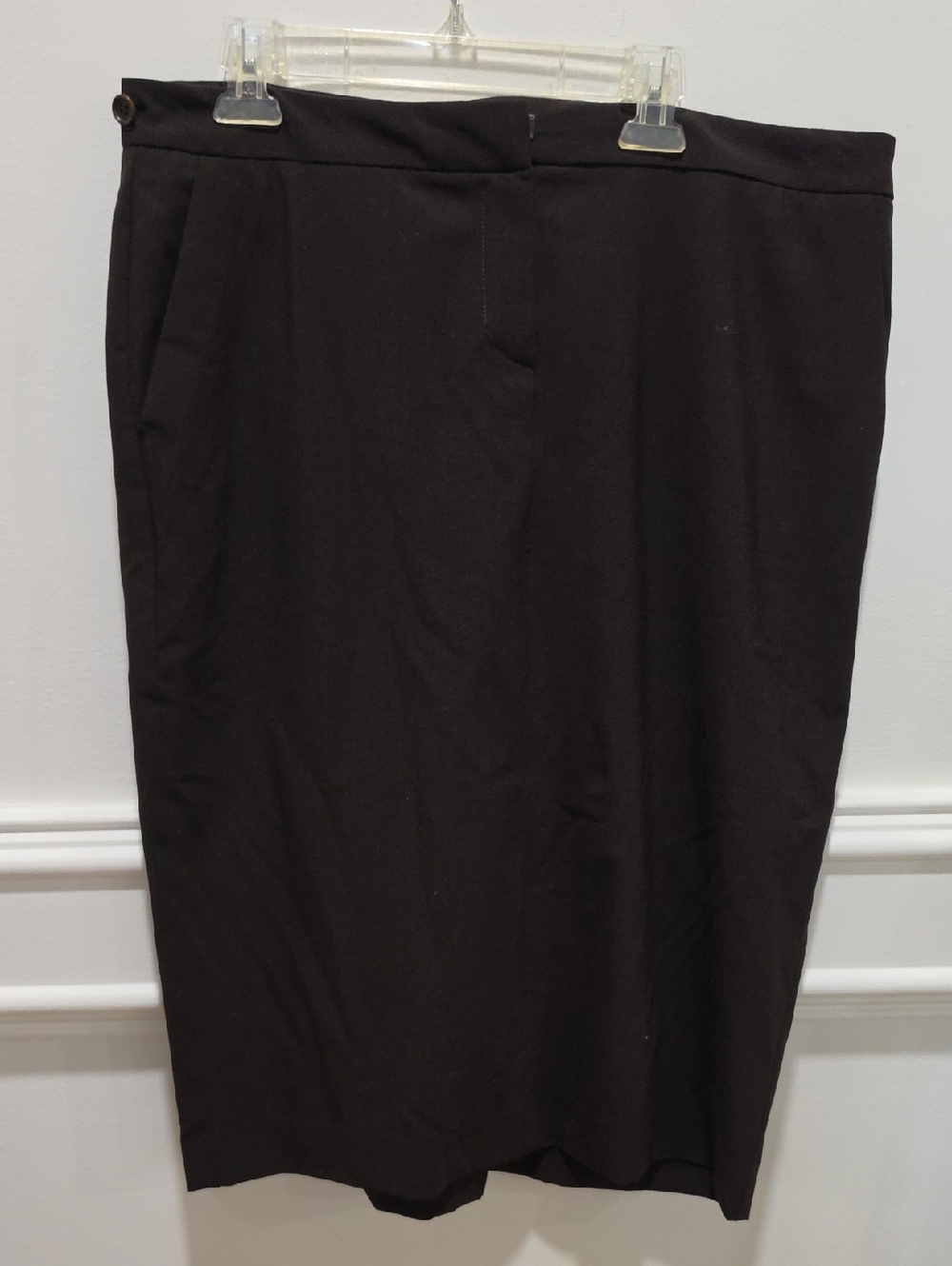 Theory Brown Midi Skirt